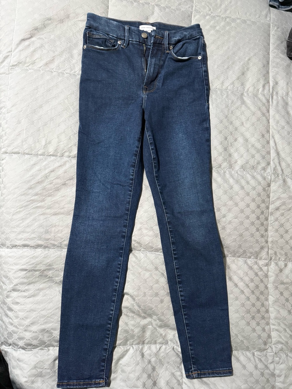 Good American Dark Blue Skinny Jeans